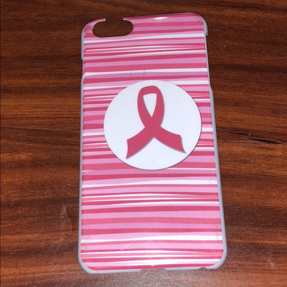Brest cancer ribbon phone case for iPhone 6s Plus